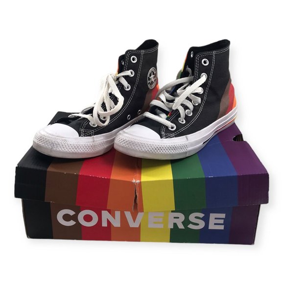 Converse Chuck Taylor All Star Mens 4 Wmns 6 Rainbow Pride Limited Edition - Picture 1 of 13